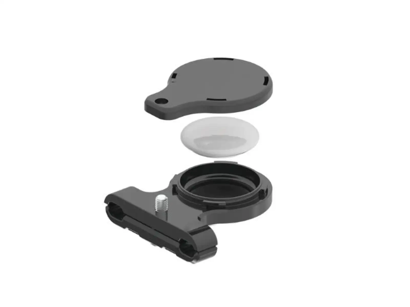 Lezyne Matrix Saddle Tagger sedlový držák na lokátor Apple AirTag černá
