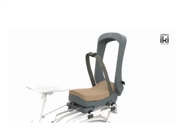 Urban Iki Junior zadní sedačka s adaptérem na nosič Bincho Black
