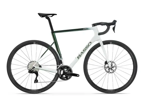 BASSO Astra Disc 105 Di2 + Microtech MrLite silniční kolo Pop green