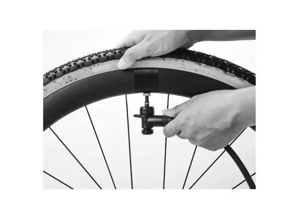Topeak sada ventilků TURBOFLOW VALVE COMBO w/ Rapidhead