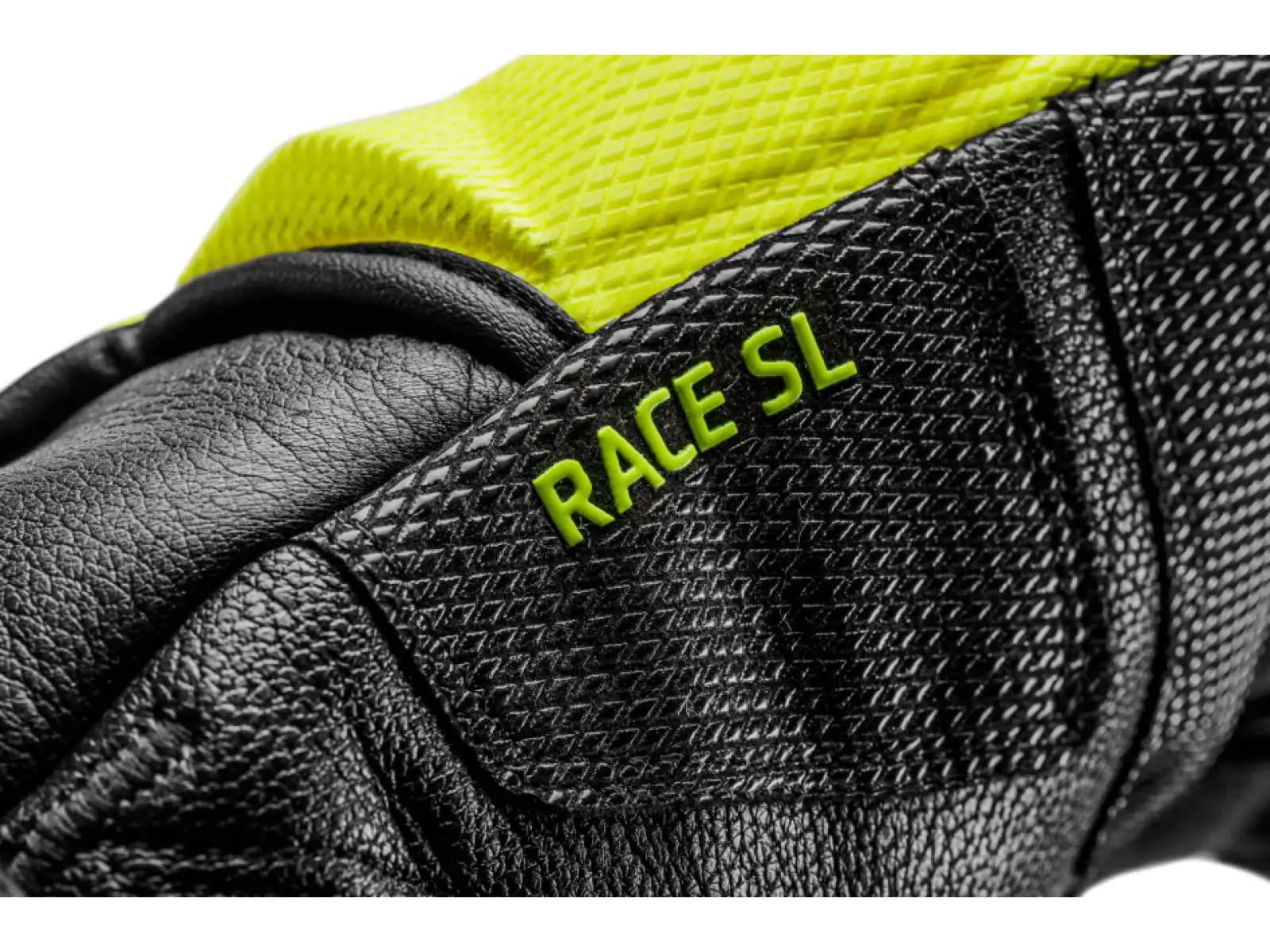 Leki WCR Venom SL 3D závodní rukavice Black-Ice Lemon