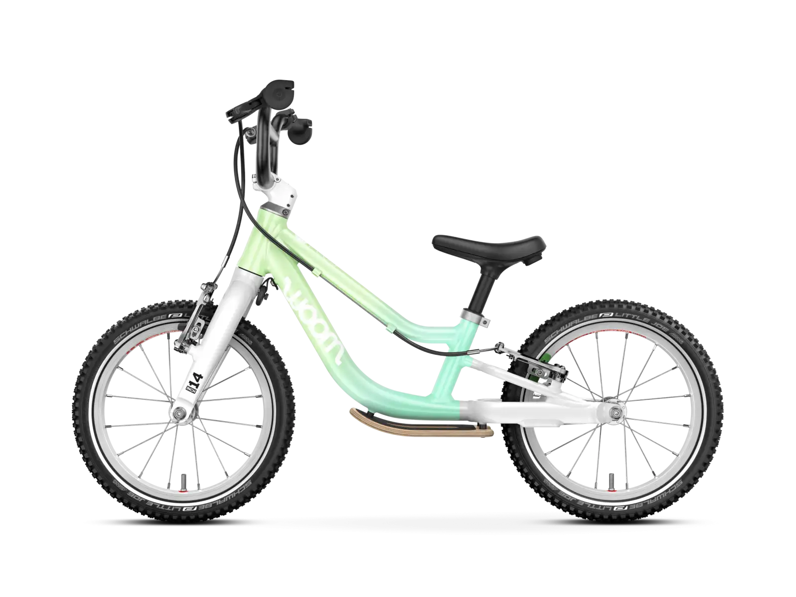 Woom GO 1 Plus dětské odrážedlo 14 Spearmint Crush Limited