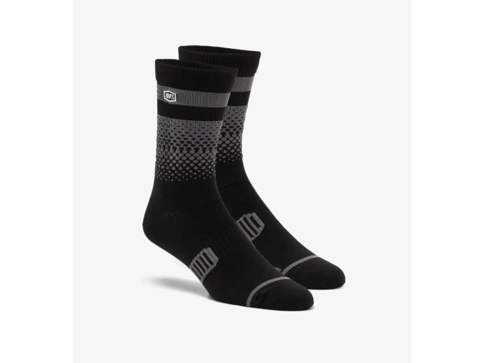 100% Advocate Performance ponožky Black/Charcoal