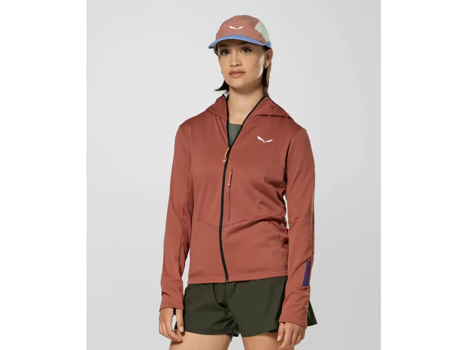 Salewa Pedroc 3 Hooded dámská mikina Etruscan Red