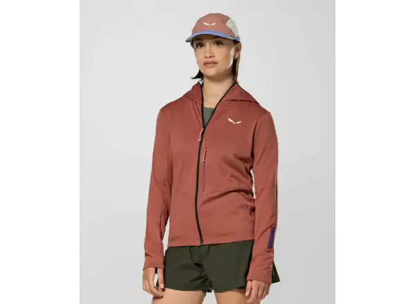Salewa Pedroc 3 Hooded dámská mikina Etruscan Red