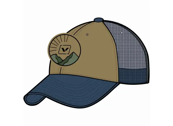 Viking Hat kšiltovka brown/navy