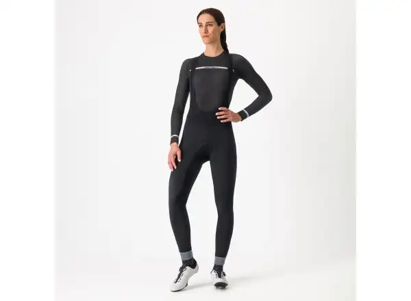 Castelli Merino dámské spodní triko dlouhý rukáv Black