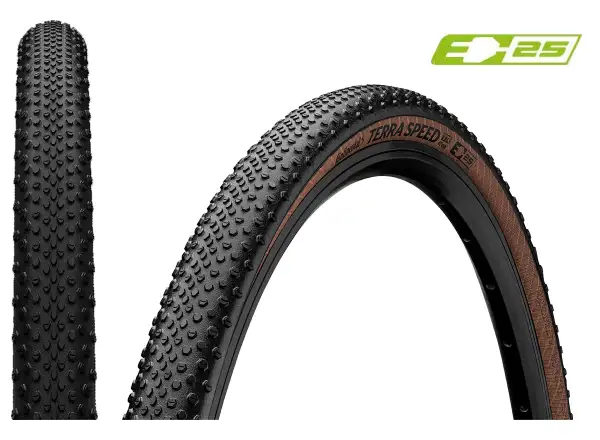 Continental Terra Speed ProTection TLR gravel plášť 45-622 kevlar Black/Transparent