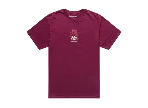 Troy Lee Designs Flame 2 pánské triko krátký rukáv Sangria