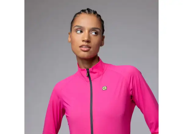 Alé Klimatik Guscio Racing 2.0 dámská zimní cyklistická bunda Fuchsia