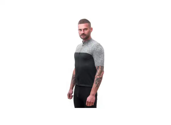 Sensor Cyklo Motion pánský dres krátký rukáv černá/šedá