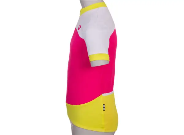 Etape Peddy dětský dres krátký rukáv růžová/limeta