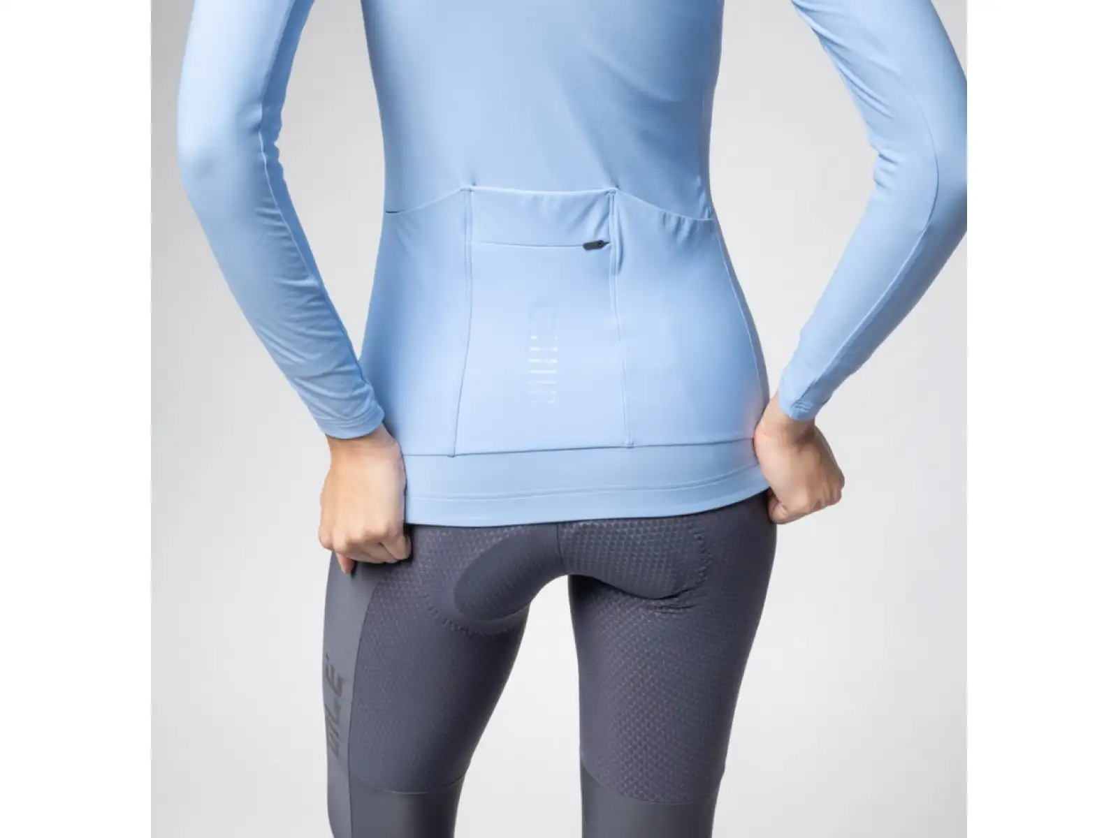 Alé R-EV1 Warm Race 2.0 dámský zateplený dres dlouhý rukáv Sky Blue