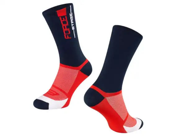 Force Stage ponožky modrá/červená