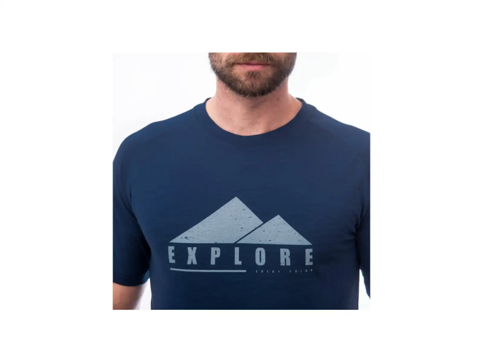 Sensor Merino Air PT Explore pánské triko krátký rukáv tmavě modrá