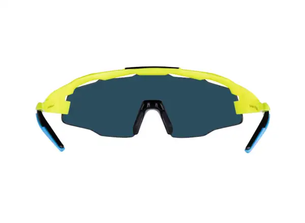 Force Everest cyklistické brýle fluo/modrá zrcadlová skla