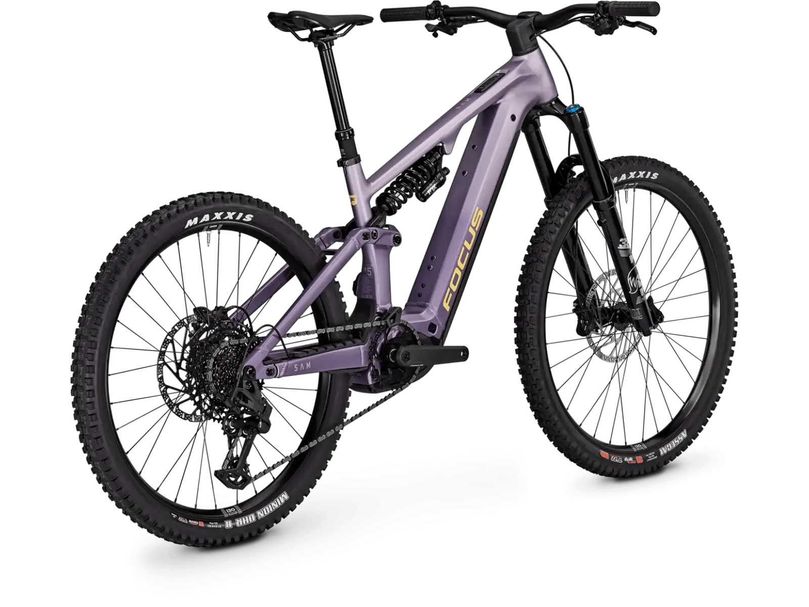 Focus SAM 8 800Wh celoodpružené elektrokolo Lilac matt / Darklilac matt