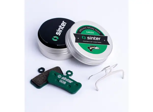 Sinter SRAM Elixir Trail, G2, Guide brzdové destičky polymer zelená