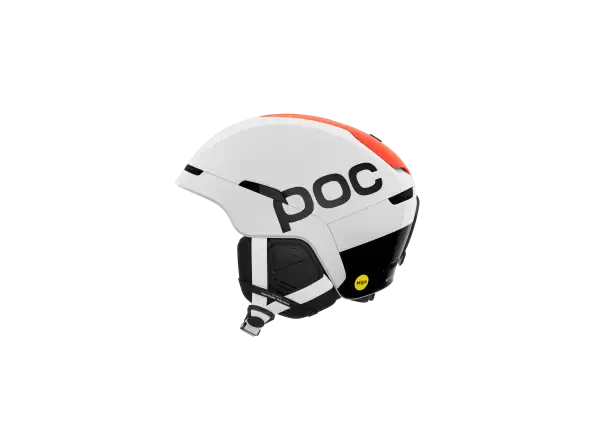 POC Obex Connect lyžařská přilba Hydrogen White/Fluorescent Orange AVIP
