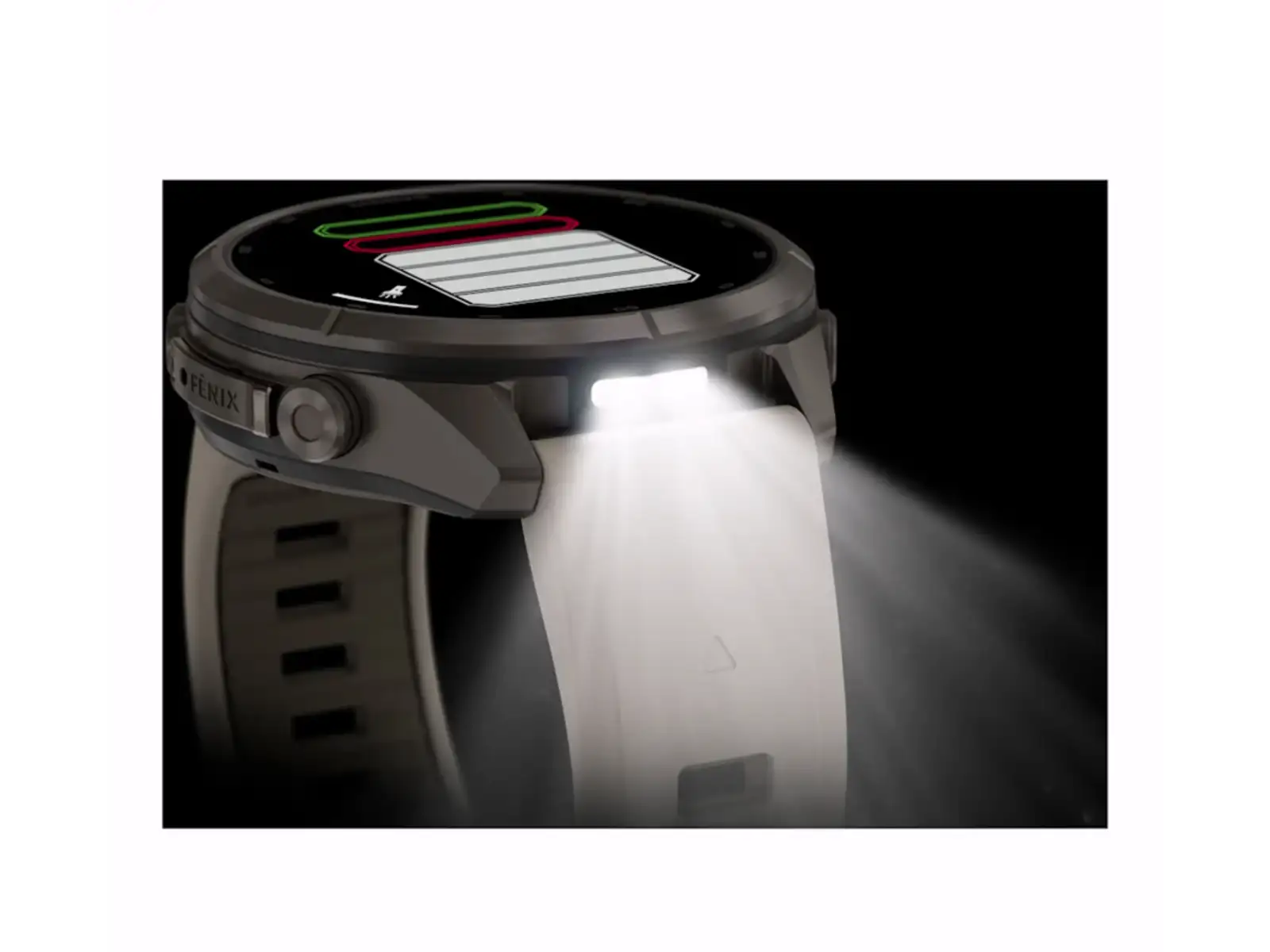 Garmin Fénix 9 Pro inReach 43 mm chytré hodinky Titanium Fog Gray/Dark Sandstone
