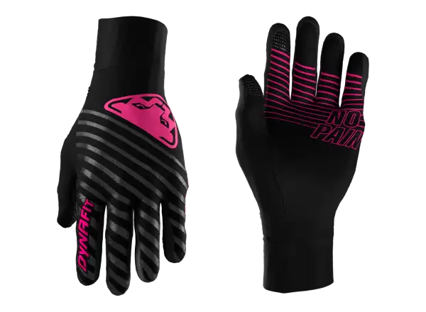 Dynafit Alpine Reflective rukavice Black Out/Pink Glo