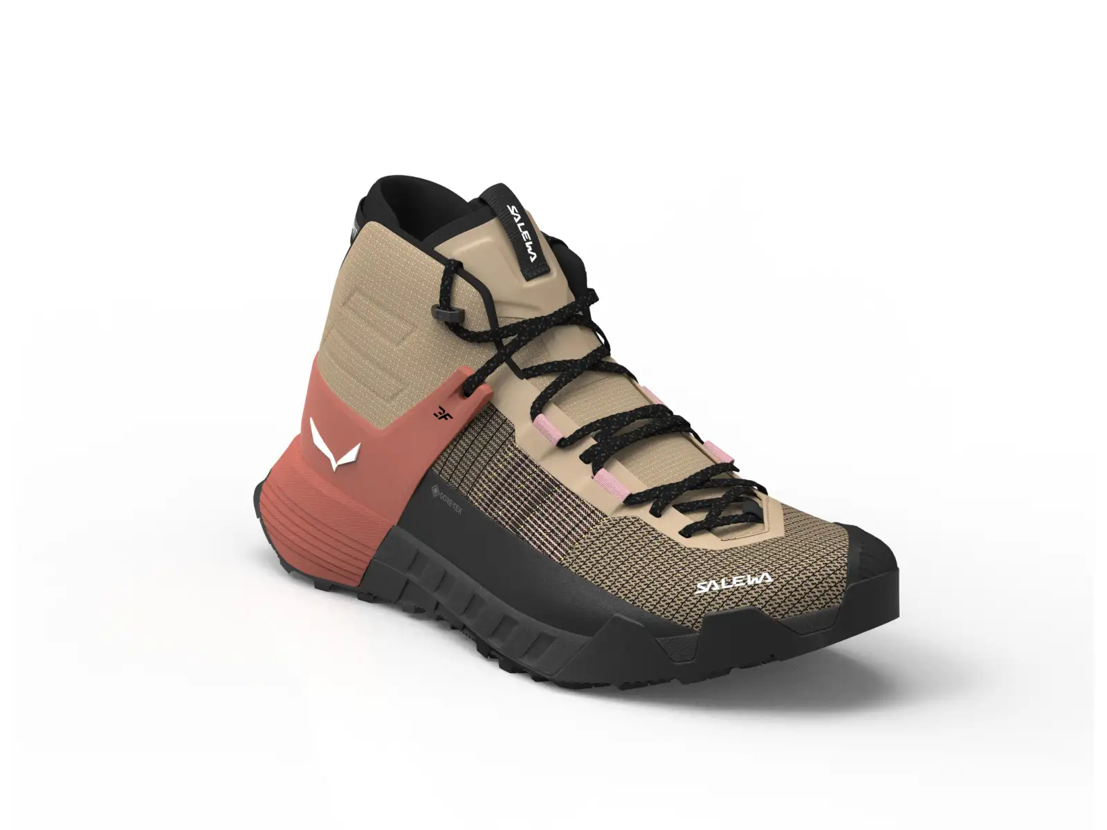 Salewa Wildfire NXT Mid GTX dámské boty Quicksand/Etruscan Red