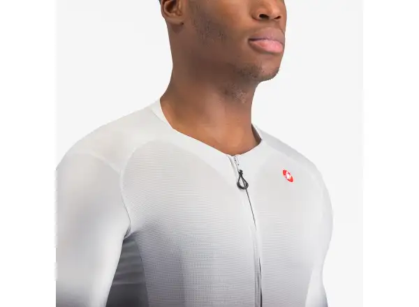 Castelli UPF pánský dres krátký rukáv Silver Grey