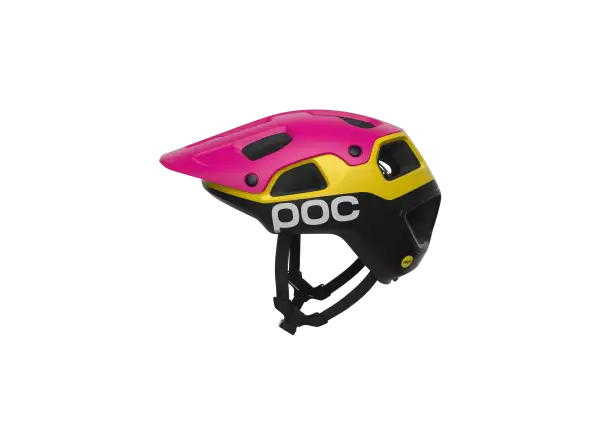 POC Cularis Pure přilba Rhos Red Matt/Citrine Yellow Matt