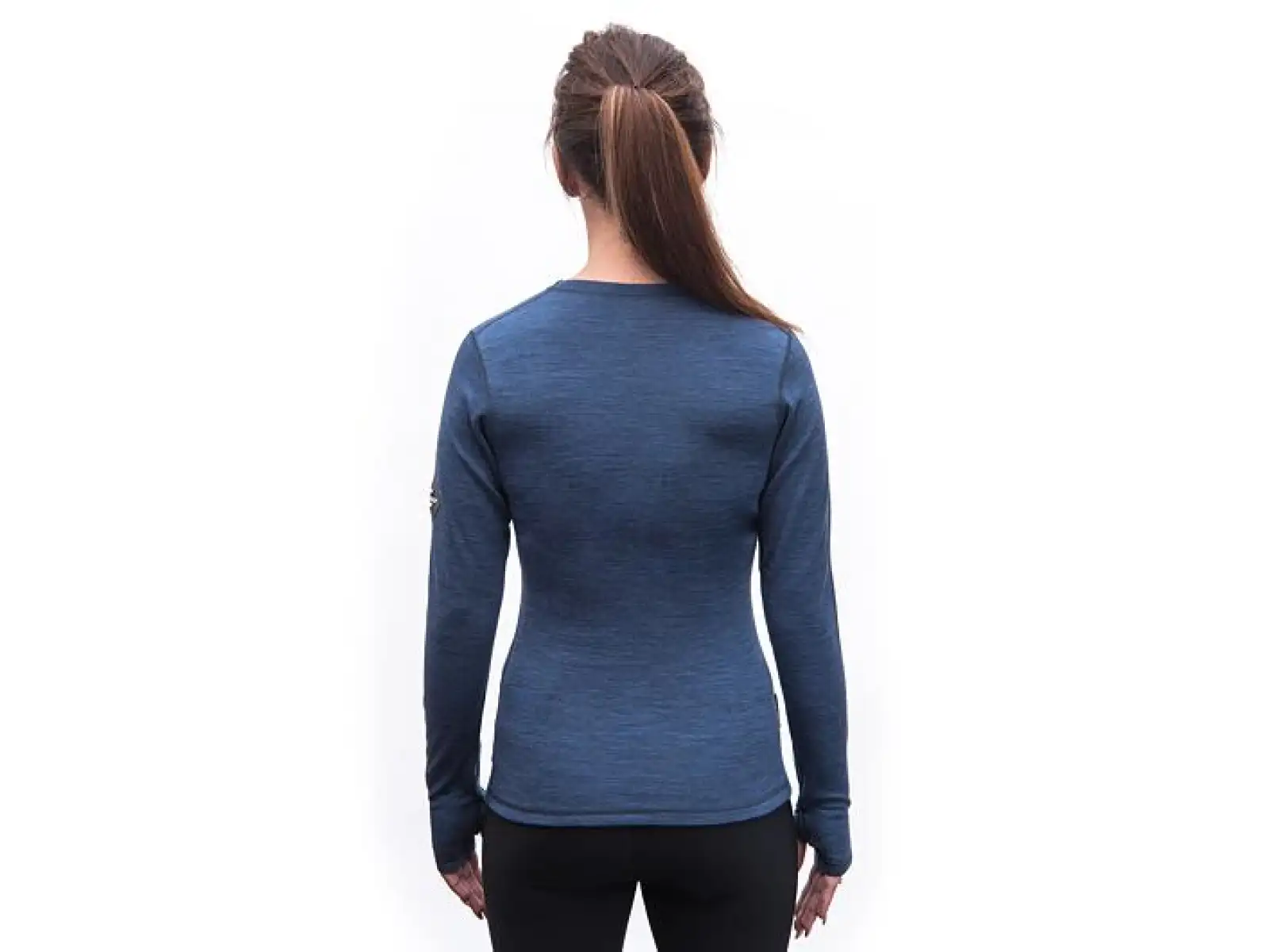 Sensor Merino Bold dámské triko dlouhý rukáv Cool Blue
