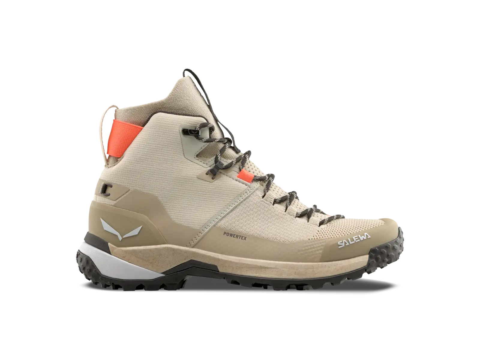 Salewa Puez Knit Mid PTX dámská outdoorová obuv Oatmeal/Quicksand