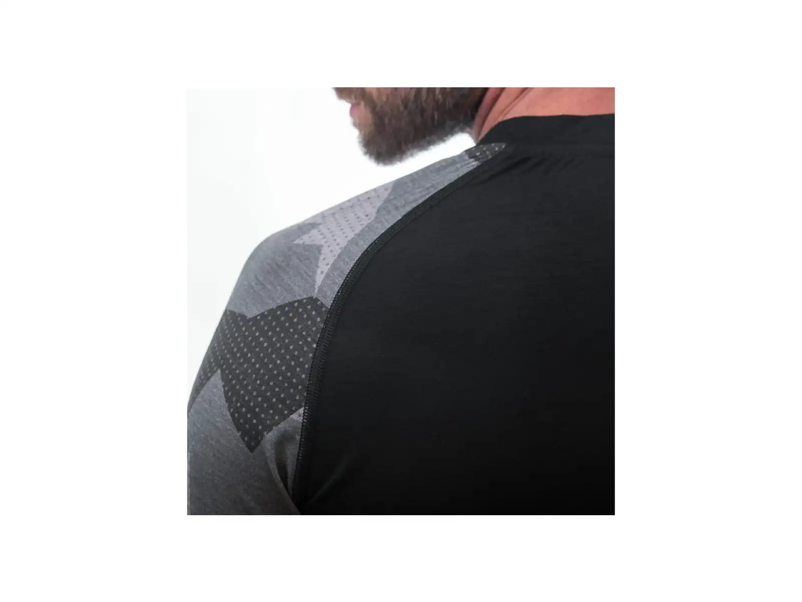 Sensor Merino Impress pánské termoprádlo dlouhý rukáv černá/Camo