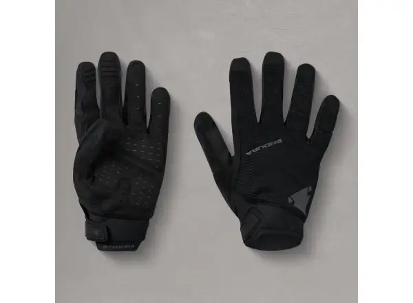 Endura Hummvee gel softshellové cyklistické rukavice černá