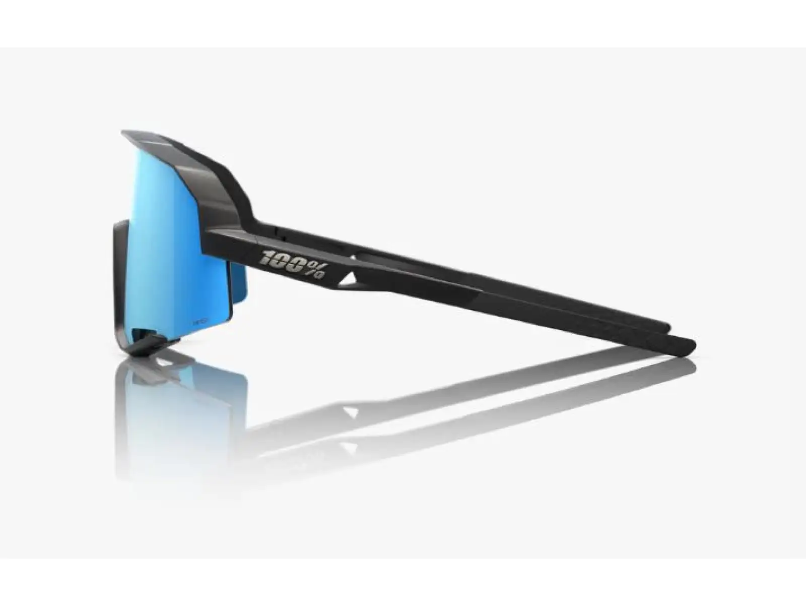 100% Slendale brýle Matte Black/HiPER Blue Multilayer Mirror