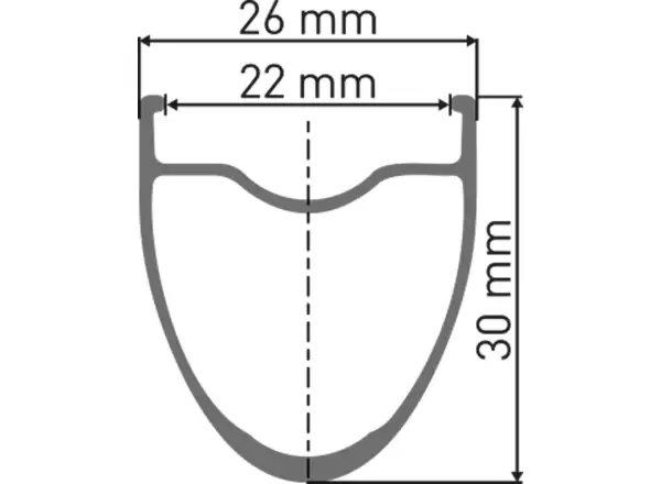 DT Swiss E 1800 Spline 30 DB 700C CL 12/100 přední kolo - Nebaleno