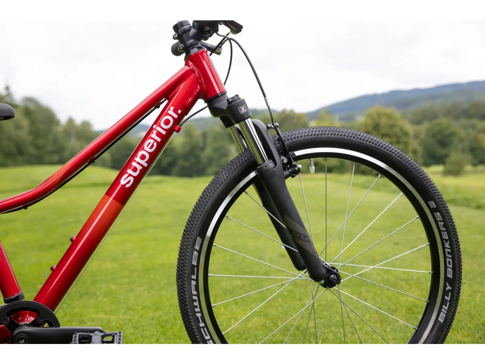 Superior RACER 24 dětské kolo Gloss Racing Red