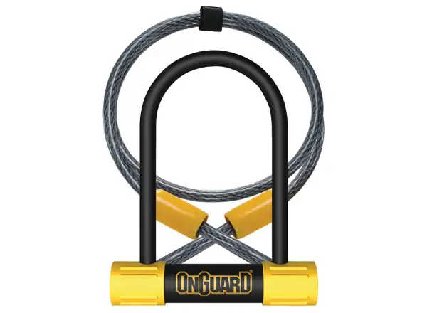 ONGUARD Bulldog zámek podkova 90x140x13 mm + lanko 1200x10 mm
