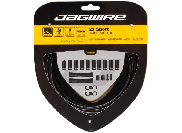 Jagwire UCK302 2x Sport Shift Kit, černá