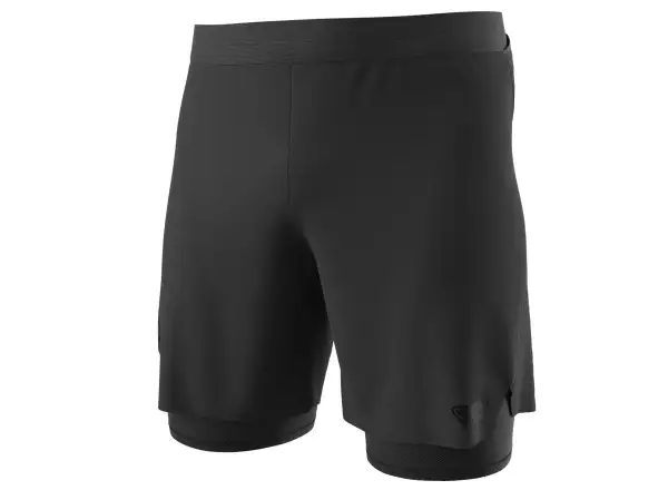 Dynafit Alpine Pro 2v1 pánské běžecké kraťasy Black Out
