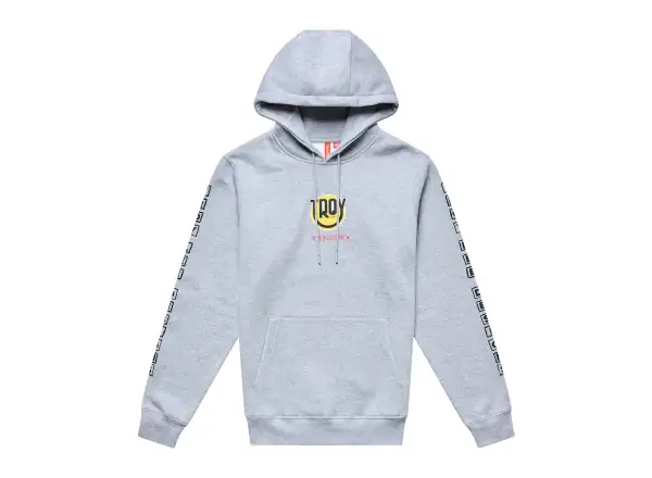 Troy Lee Designs Happy Dayz Racing pánská mikina Gray heather