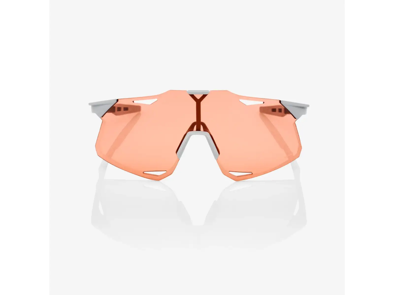 100% Hypercraft brýle Matte Stone Grey/HiPER Coral