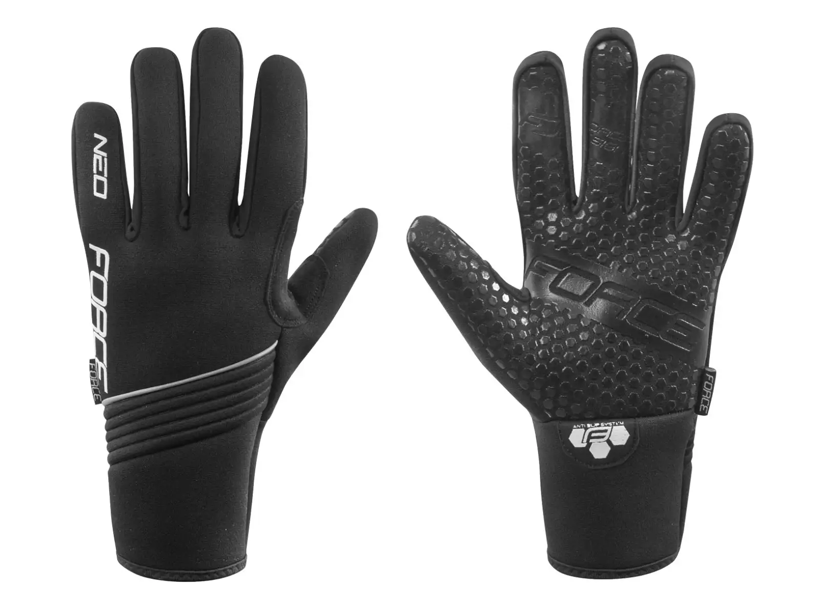 Force Neo zimní rukavice neopren černá