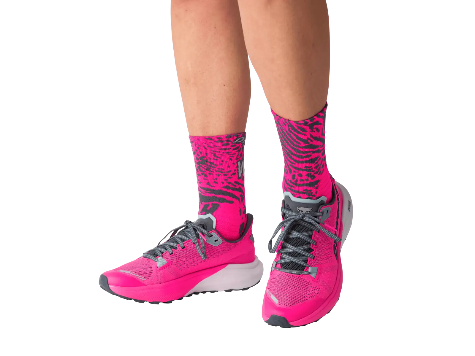Dynafit Run Wild Crew běžecké ponožky Pink Glo/0720