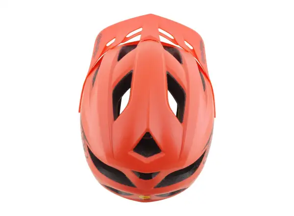 Troy Lee Designs Flowline Mips dětská přilba Point Coral/Charcoal