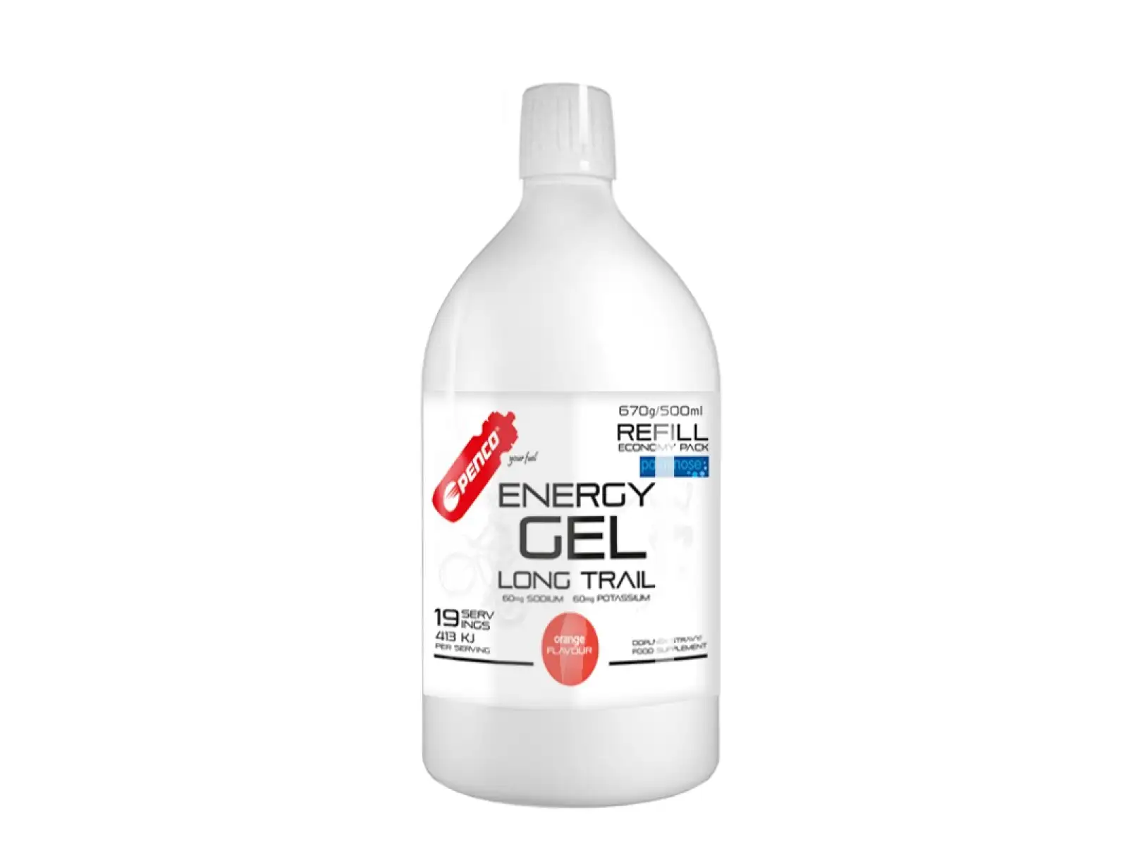 Penco Long Trail Refill energetický gel 500 ml pomeranč