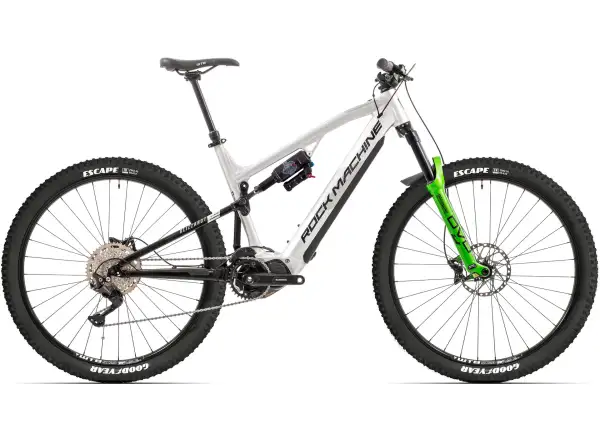 Rock Machine eBLIZZARD 30 S horské elektrokolo Gloss Silver/Black/Grey