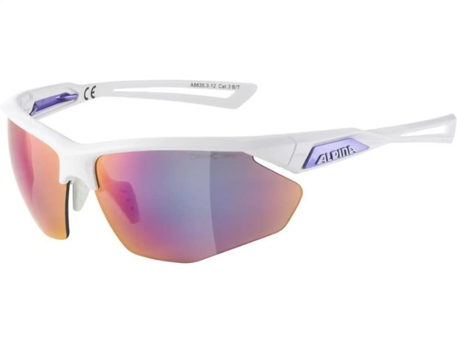 Alpina Nylos HR brýle White/Purple