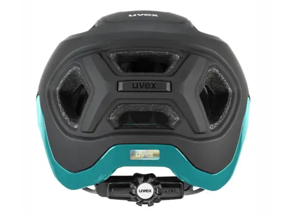 Uvex React MTB přilba Black/Teal Matt