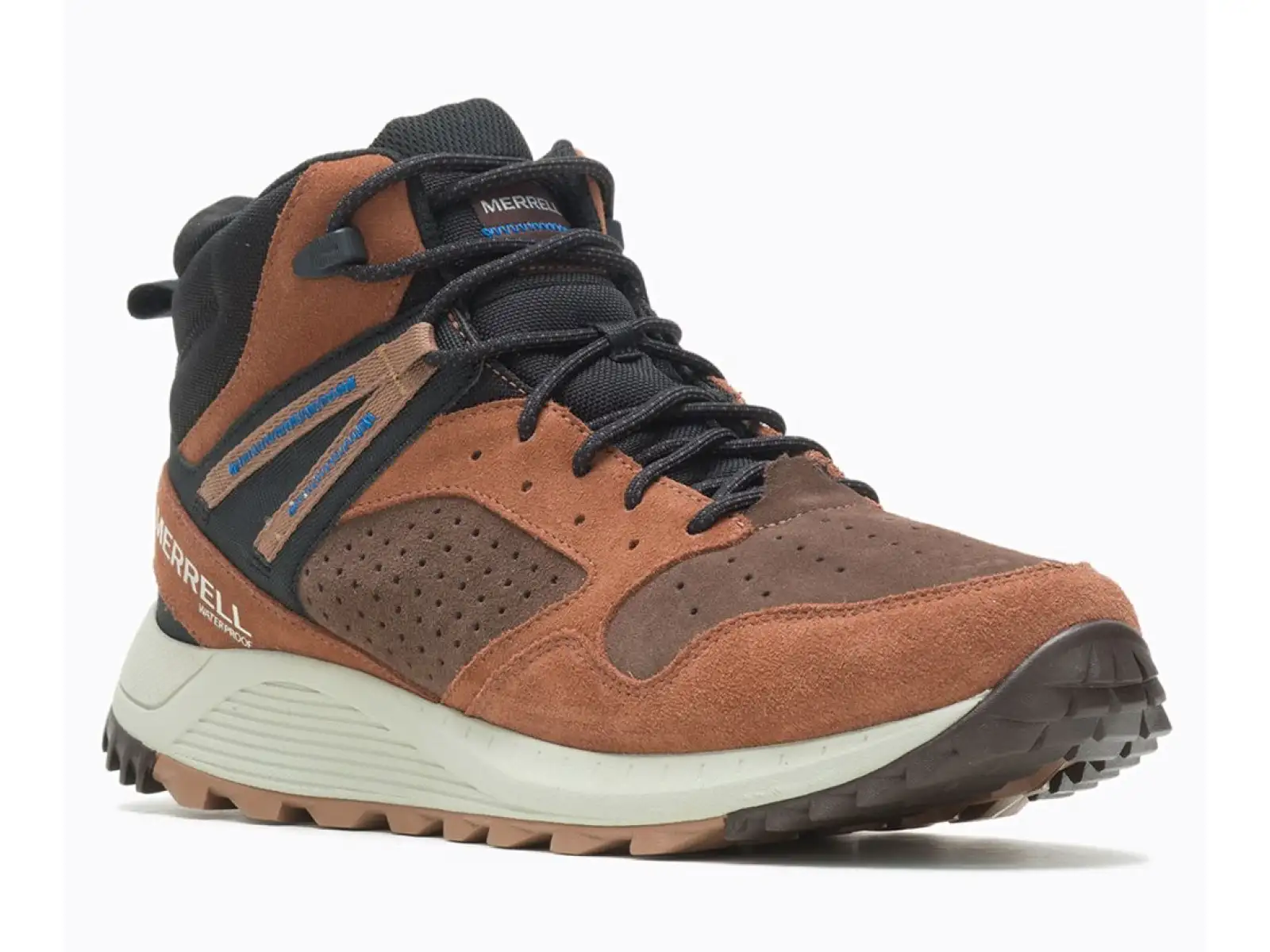 Merrell Wildwood Sneaker Boot MID WP pánská turistická obuv bracken