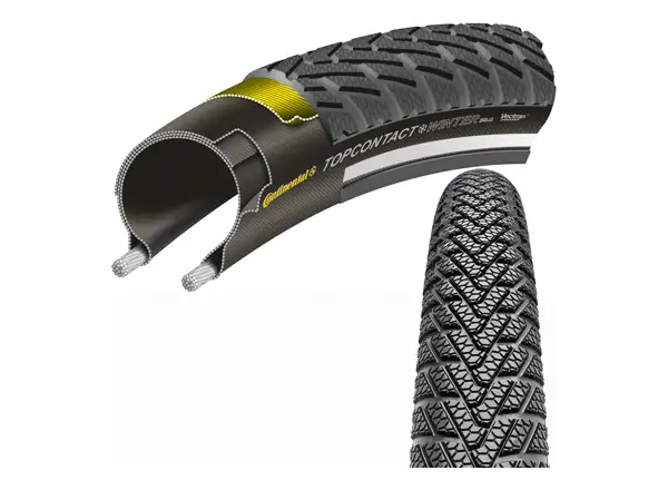 Continental Top Contact Winter Premium MTB plášť kevlar 26x1,90"