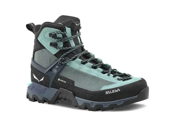 Salewa Mountain Trainer 3 Tech Mid GTX dámské turistické boty Willow/Orion Blue